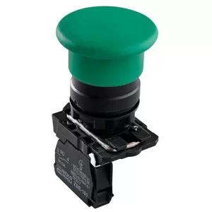 Кнопка TB5-AC31 грибок (d 40 мм) СТАРТ зелена Аско Укрем (A0140010178)