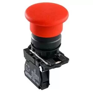 Кнопка TB5-AC42 грибок (d 40 мм) Стоп красная Аско Укрем (A0140010168)