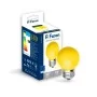 Лампа світлодіодна куля G45 1W E27 жовта LB-37 Feron