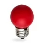 Лампа светодиодная шар G45 1W E27 красная LB-37 Feron