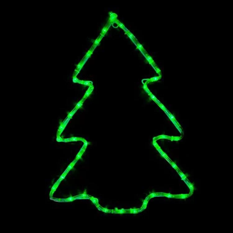 Гірлянда DELUX MOTIF Christmas tree 60*45см 7 flash зелений IP44 EN