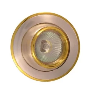Светильник точечный 301A SS/G MR16 матовое серебро/золото АскоУкрем (A0180140260)