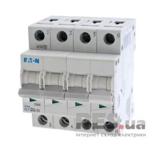 Автоматичний вимикач PL7-C16/3+N 16А 3п.+Nп. Eaton