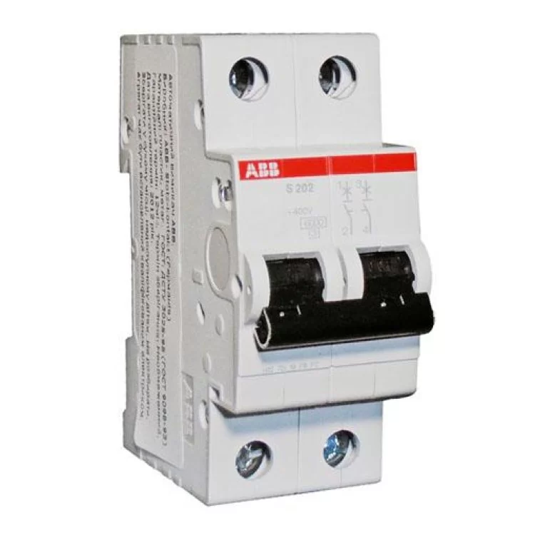 Автоматичний вимикач S202-C63/2 63А 2п. ABB