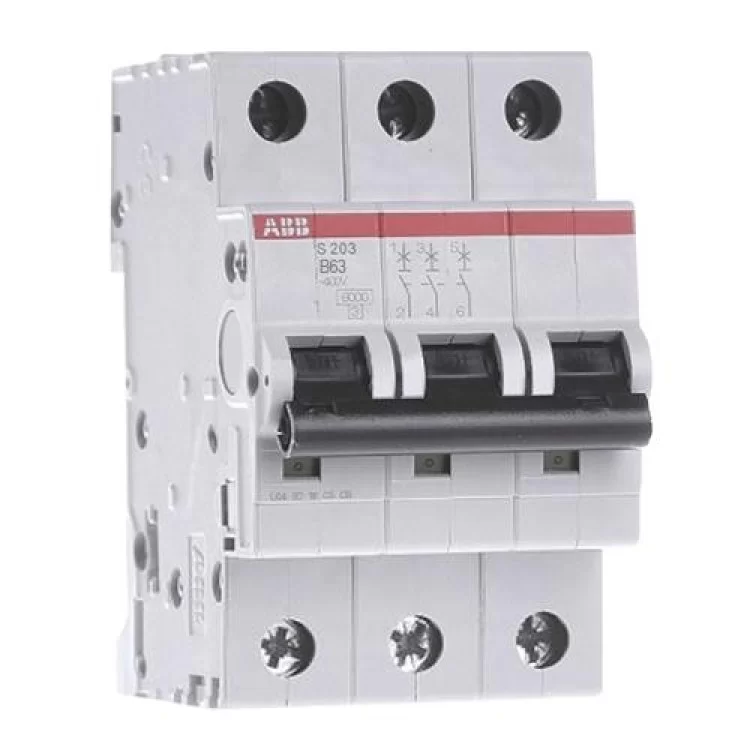 Автоматичний вимикач S203-B63/3 63А 3п. ABB
