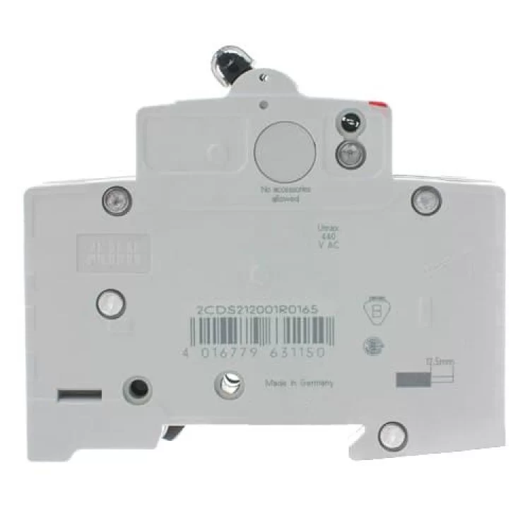 Автоматичний вимикач SН202-В16/2 16А 2п. ABB ціна 522грн - фотографія 2