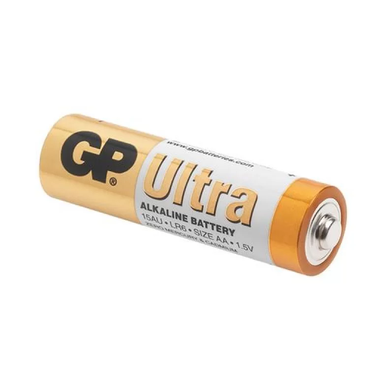 Батарейка лужна AA, LR6 1,5В Ultra Alkaline GP ціна 28грн - фотографія 2