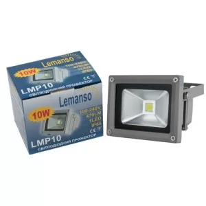 Прожектор LED 10Вт 6500K IP65 LMP10 Lemanso