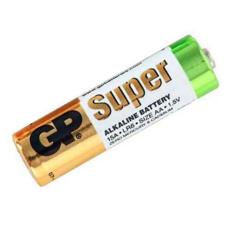 Батарейка АА GP Super Alkaline 15A-S2, LR6, 1.5V цена 1грн - фотография 2