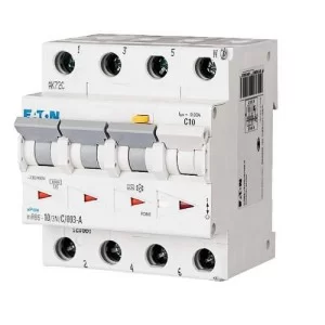 Диференційний автоматичний вимикач mRB6-10/3N/C/0.03-A 10А 30мА 3+Нп Eaton
