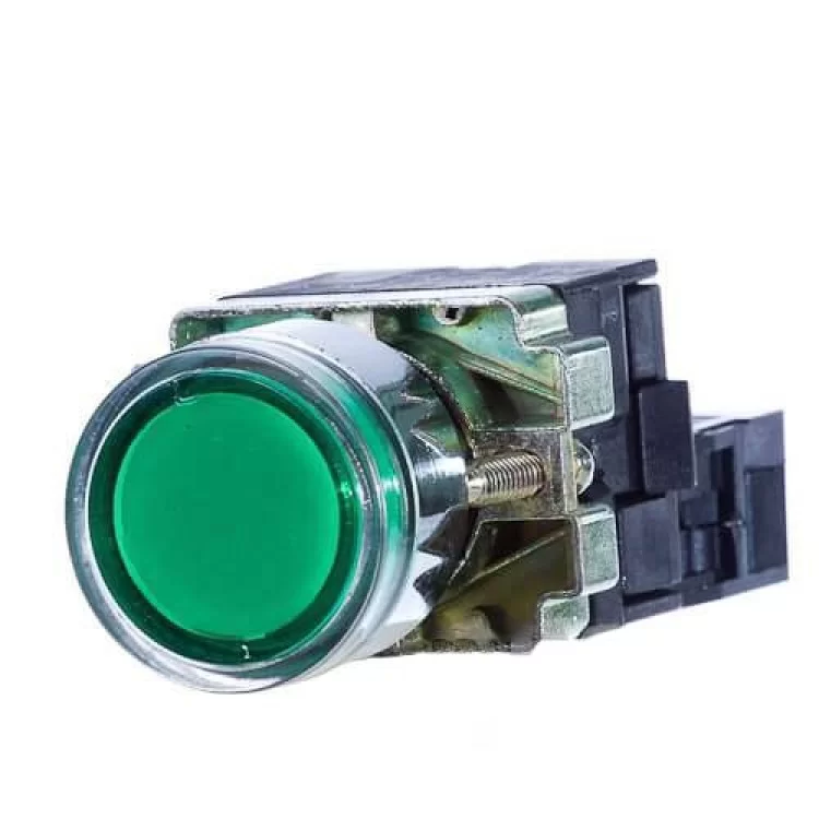 Кнопка XB2-BW3371 1NO зеленая с подсветкой АскоУкрем цена 115грн - фотография 2