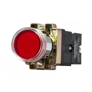 Кнопка XB2-BW3471 1NC червона з підсвіткою АскоУкрем
