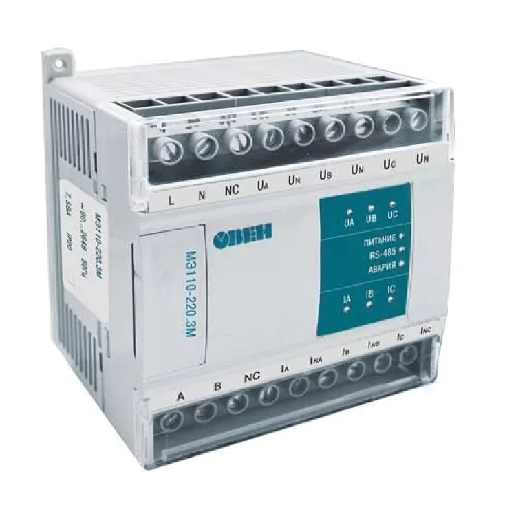 Модуль ввода параметров сети (амперметр 0-5А изм.тока) с интерфейсом RS-485 МЭ110-224.1 Т ОВЕН